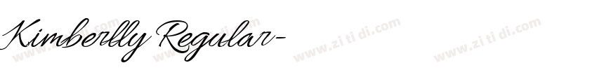 Kimberlly Regular字体转换 Kimberlly Regular字体转换